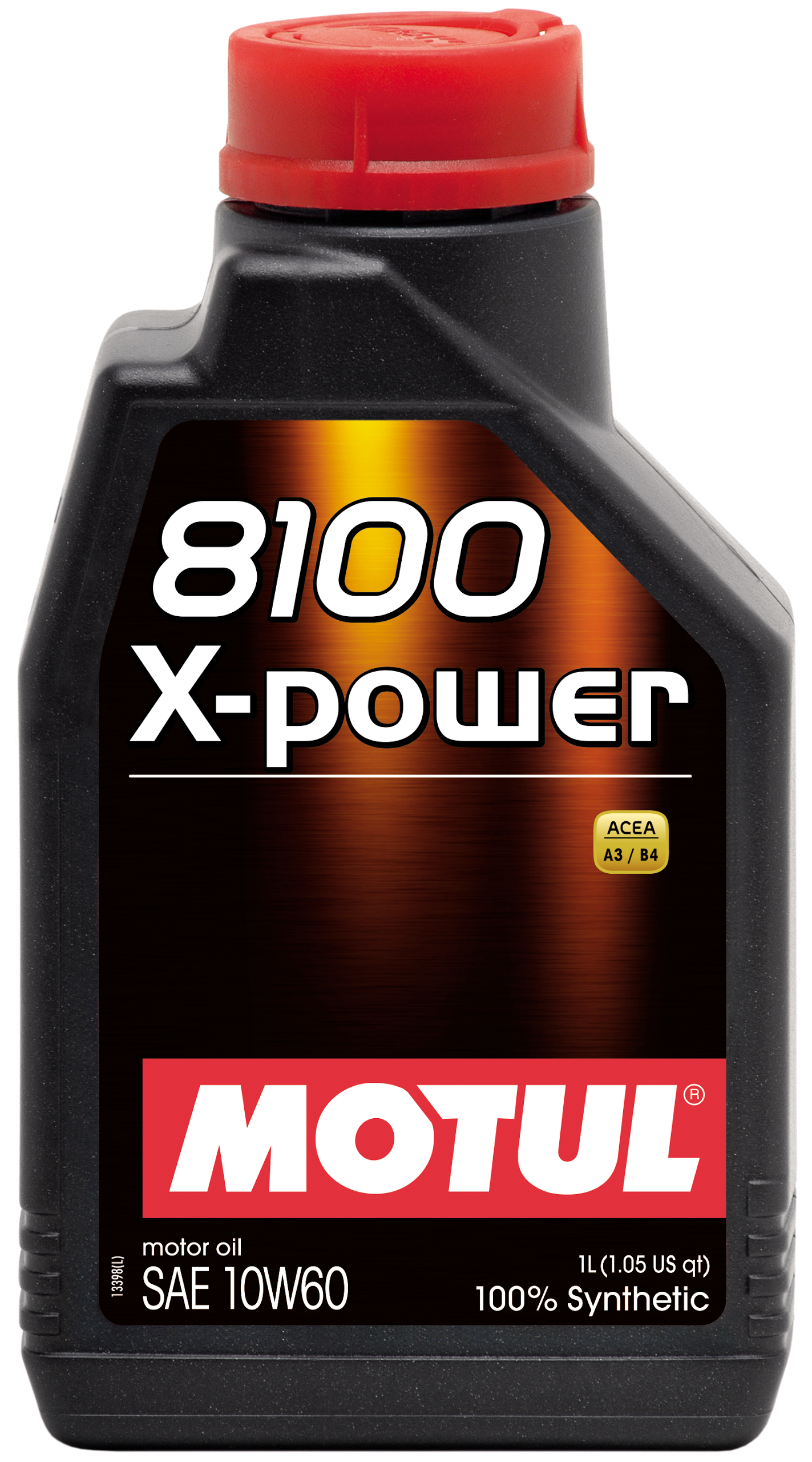 MOTUL 8100 X-POWER 10W60 - 1L - Synthetic Engine Oil